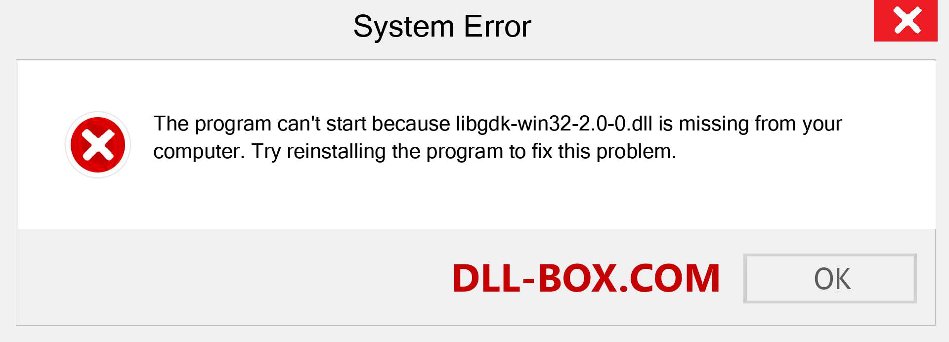  libgdk-win32-2.0-0.dll file is missing?. Download for Windows 7, 8, 10 - Fix  libgdk-win32-2.0-0 dll Missing Error on Windows, photos, images